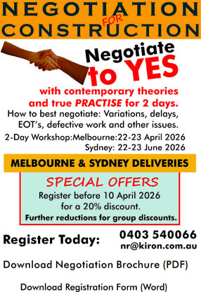 Kiron Negotiation Training in Contracts and Management Generally